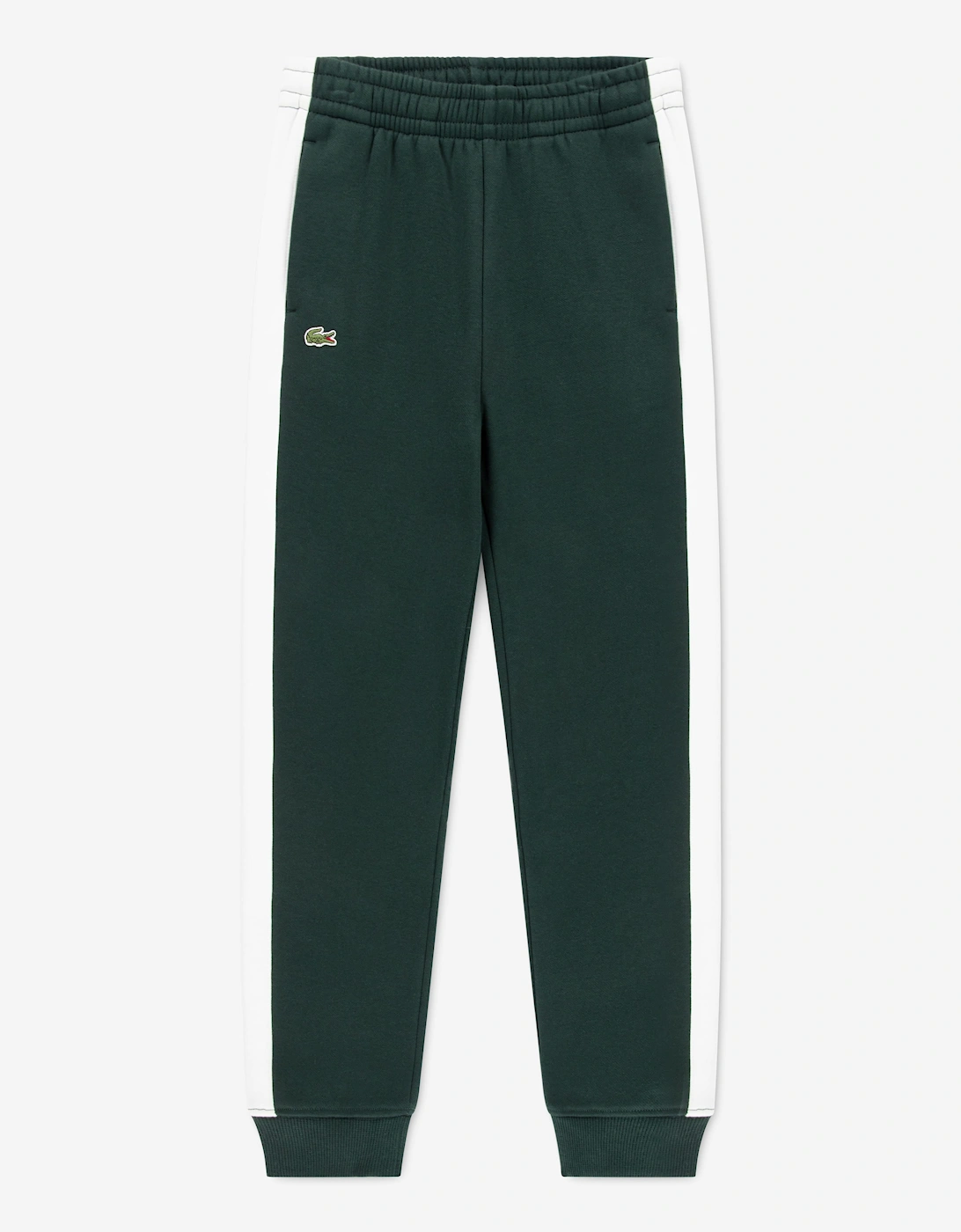 Lacoste Boys Colourblock Joggers in Green