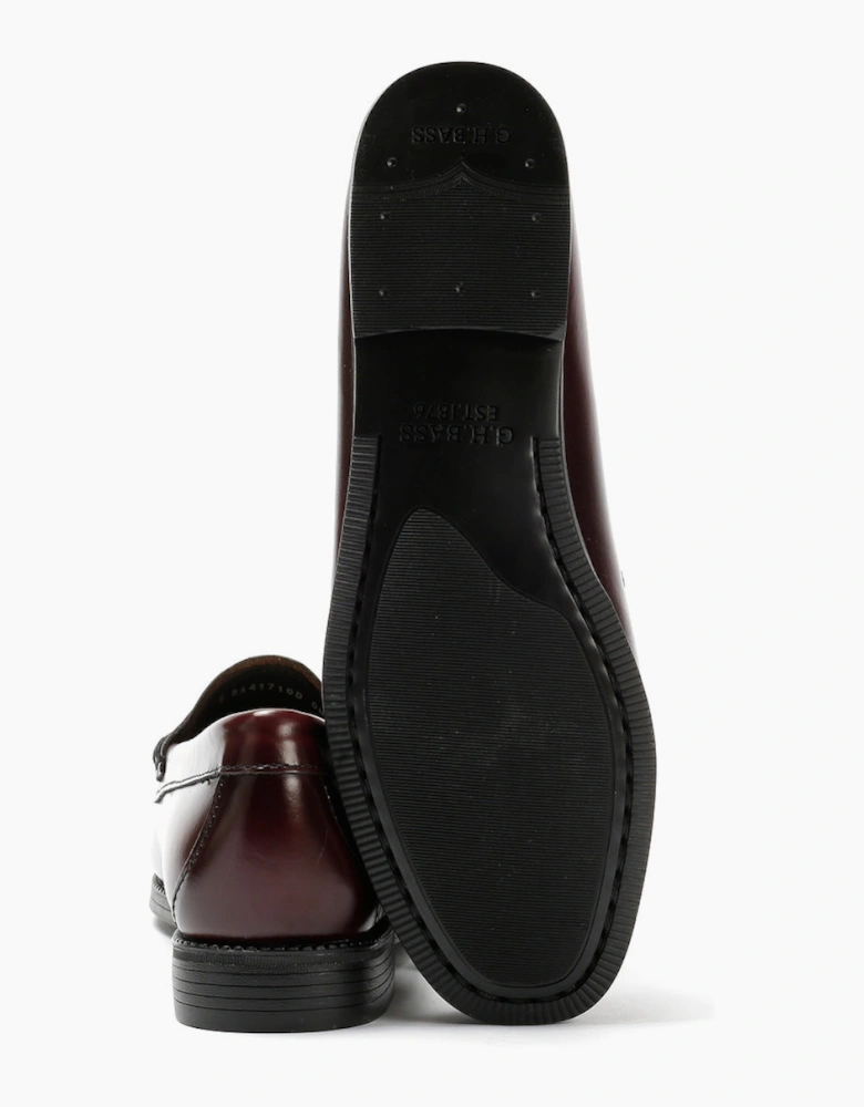 G. H. Bass Weejun II Leather Women's Wine Penny Loafers