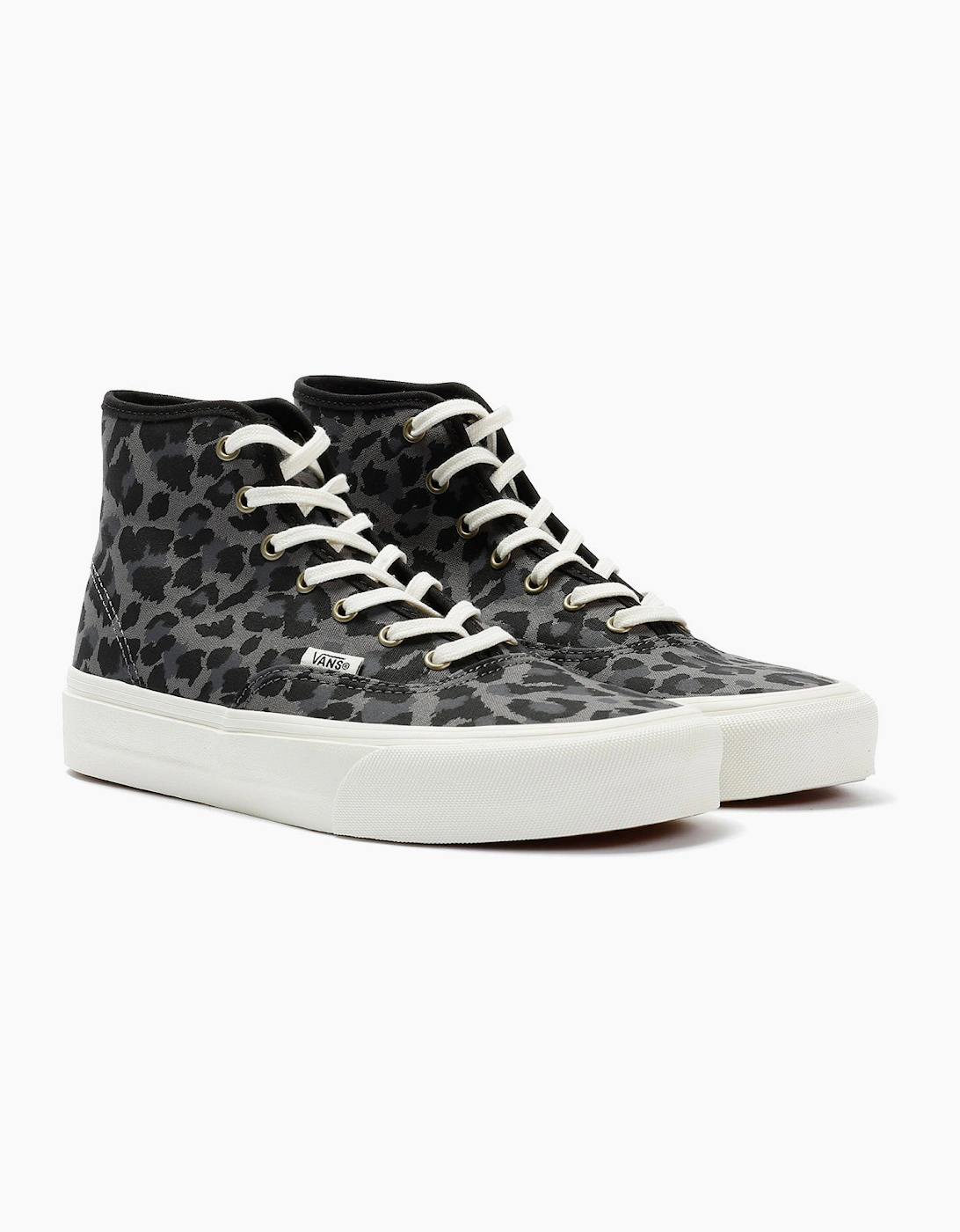 Vans Authentic Hi 2.0 Canvas Women's Leopard Black/Pew Trainers