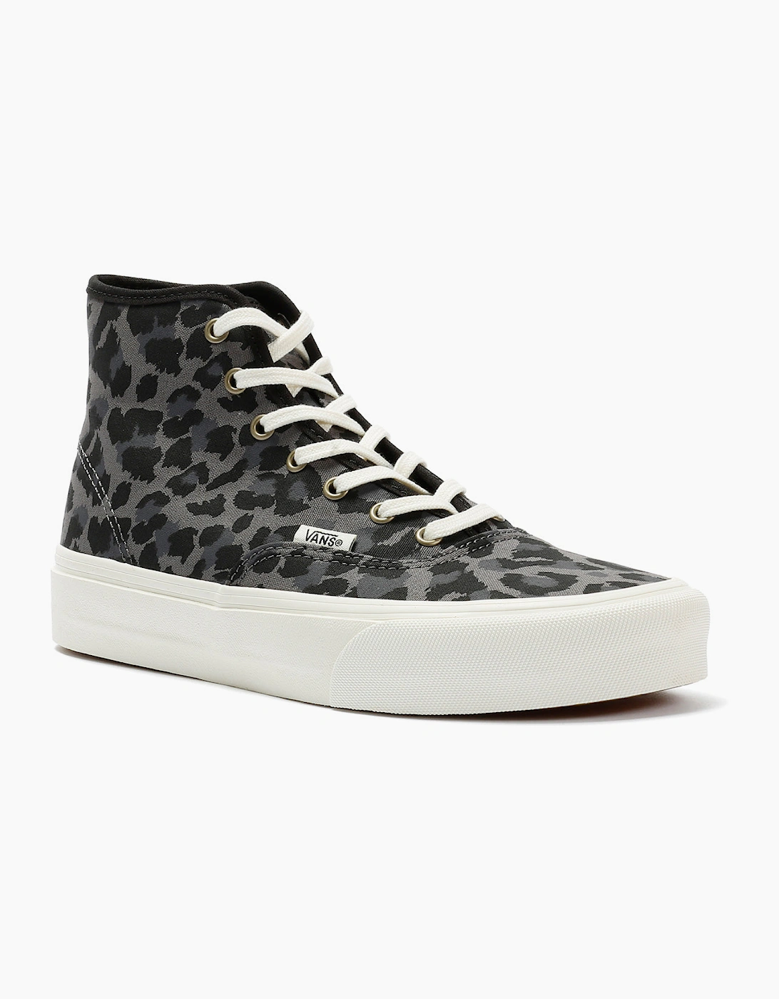 Vans Authentic Hi 2.0 Canvas Women's Leopard Black/Pew Trainers