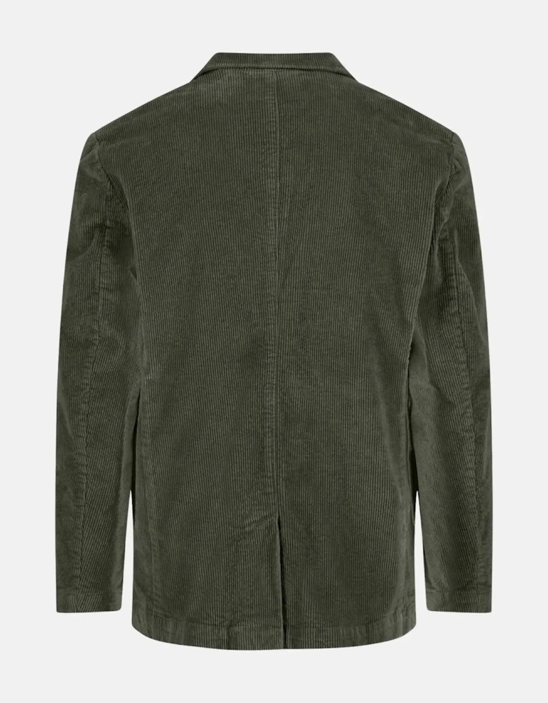 Unstructured Corduroy Blazer Dusty Forest