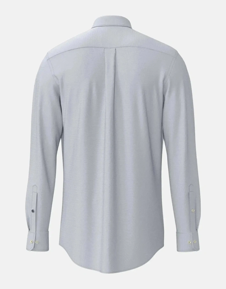 Washed Oxford Kent Collar Shirt Misty Blue