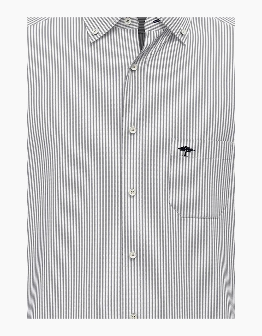 Button Down Oxford Shirt Navy Stripe