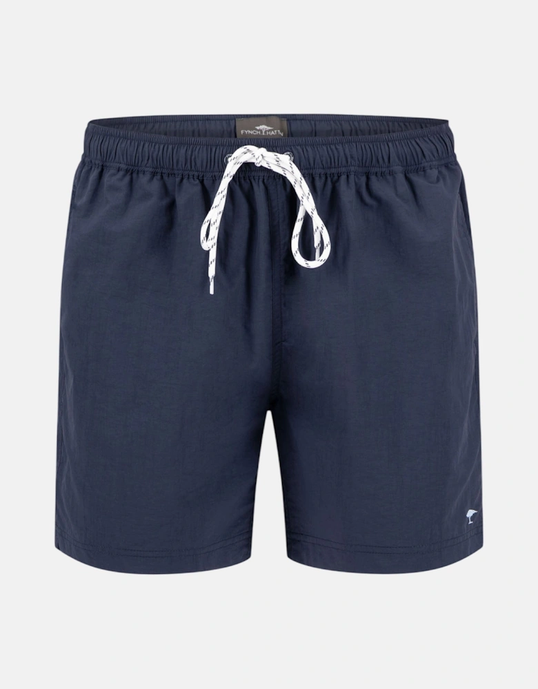 Solid Swim Shorts Navy