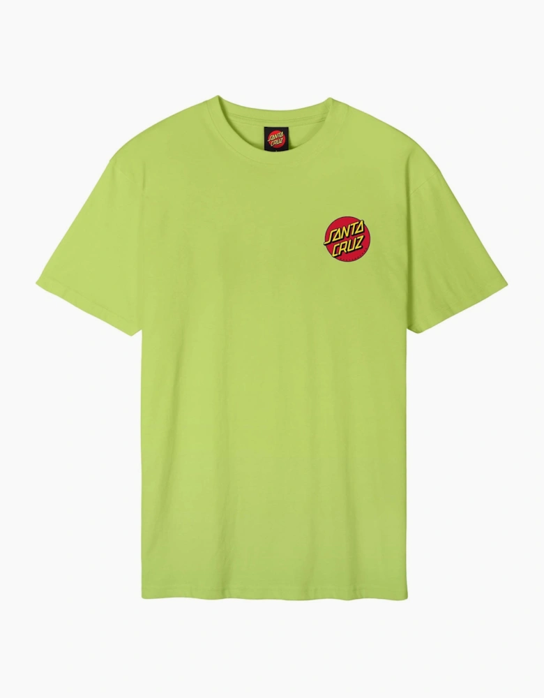 Santa Cruz Mens Classic Dot Chest Short Sleeve T-Shirt