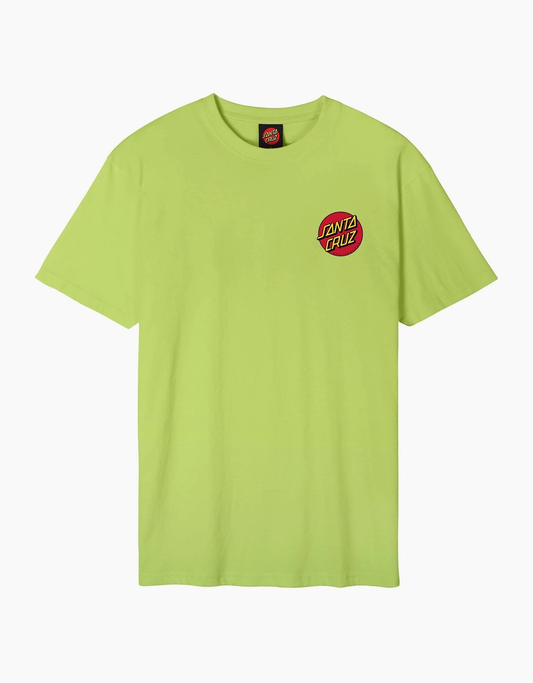 Santa Cruz Mens Classic Dot Chest Short Sleeve T-Shirt