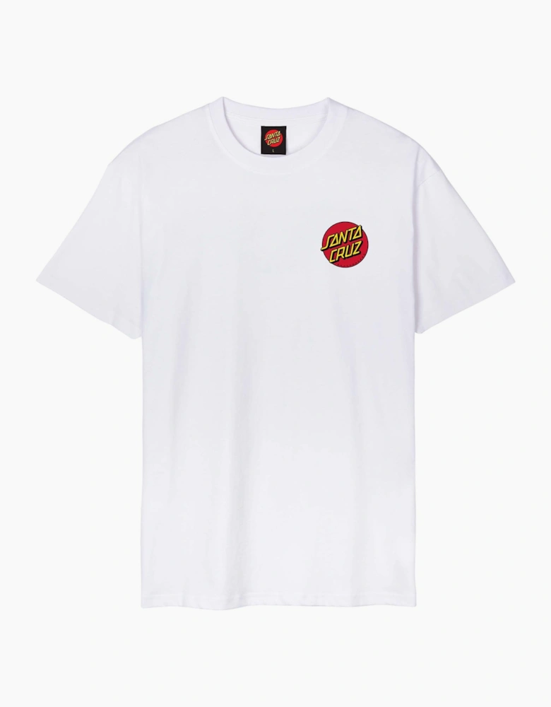 Santa Cruz Mens Classic Dot Chest Short Sleeve T-Shirt