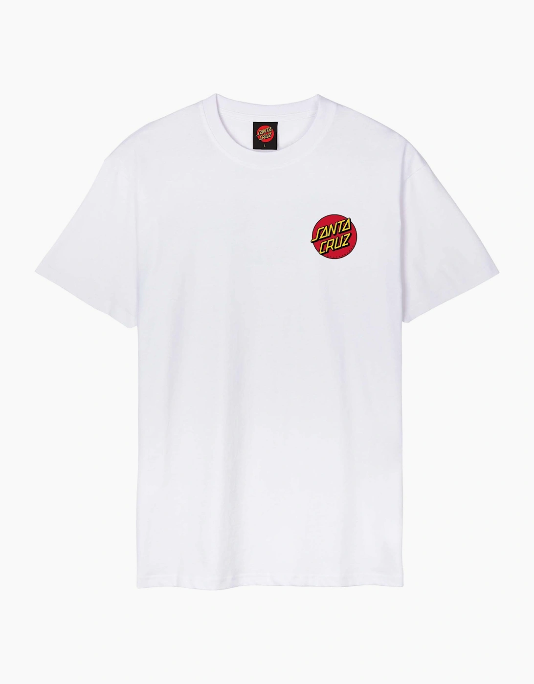 Santa Cruz Mens Classic Dot Chest Short Sleeve T-Shirt