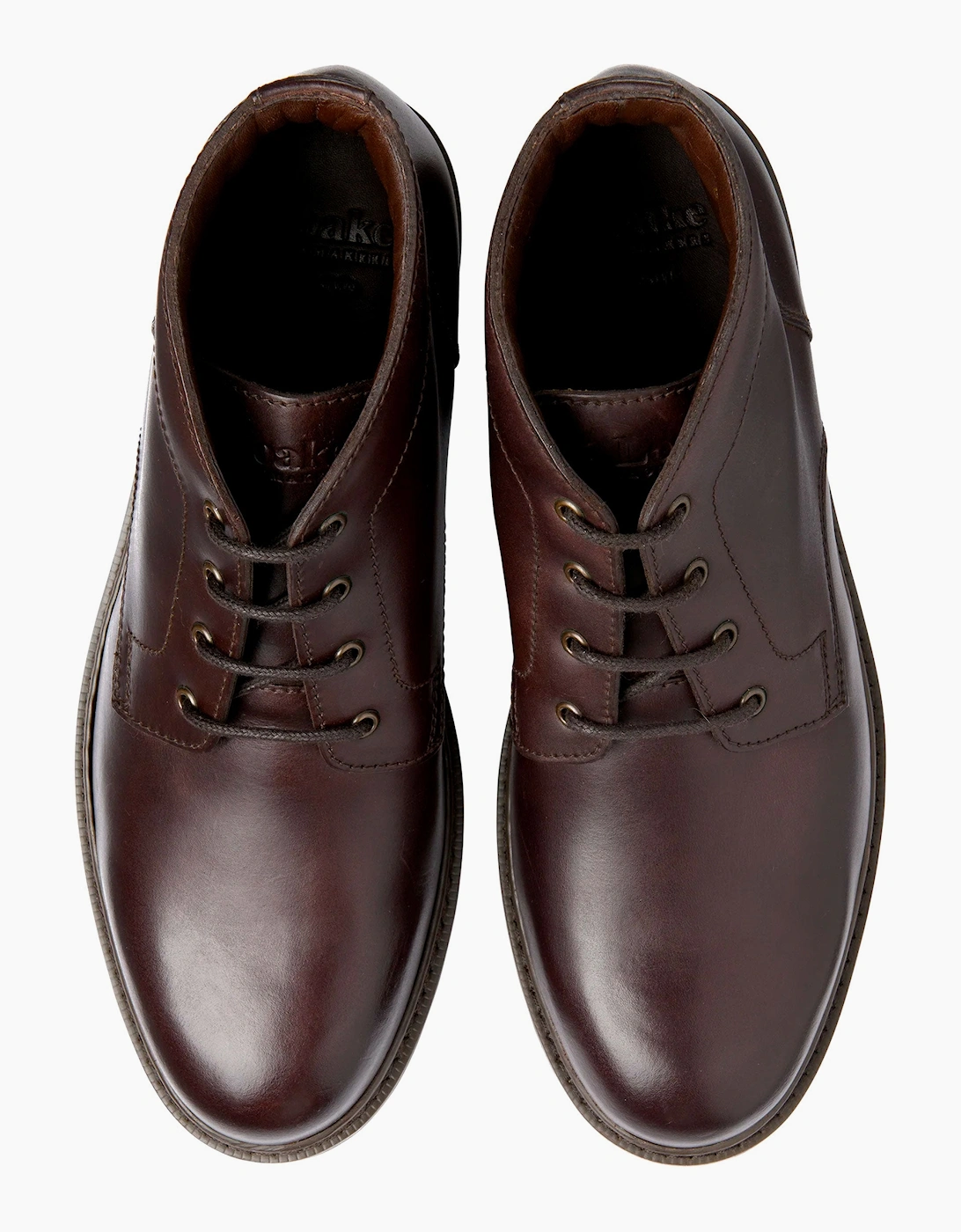 LOAKE GILBERT LEATHER BOOT DARK BROWN WAXY