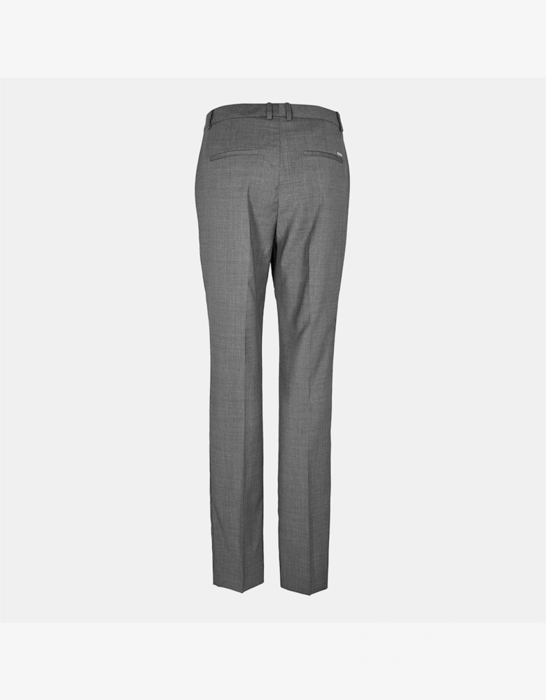 Tameah Solid Patterned Straight Chinos