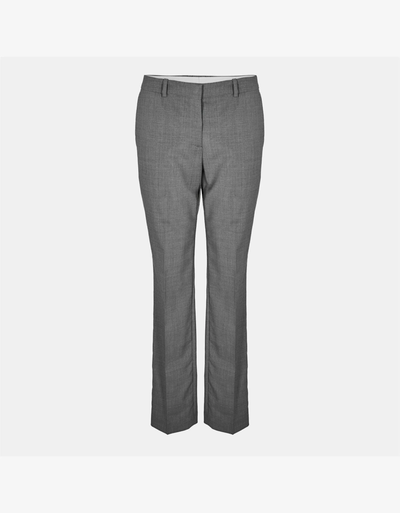 Tameah Solid Patterned Straight Chinos