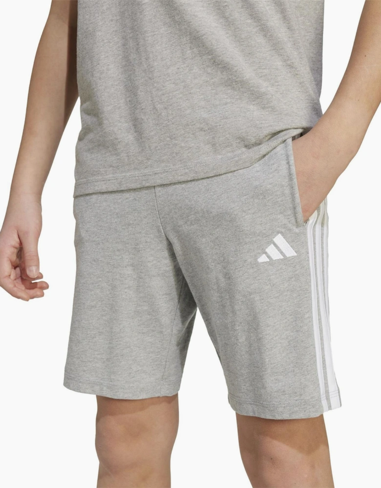 Essentials 3 Stripe Jersey Short Juniors