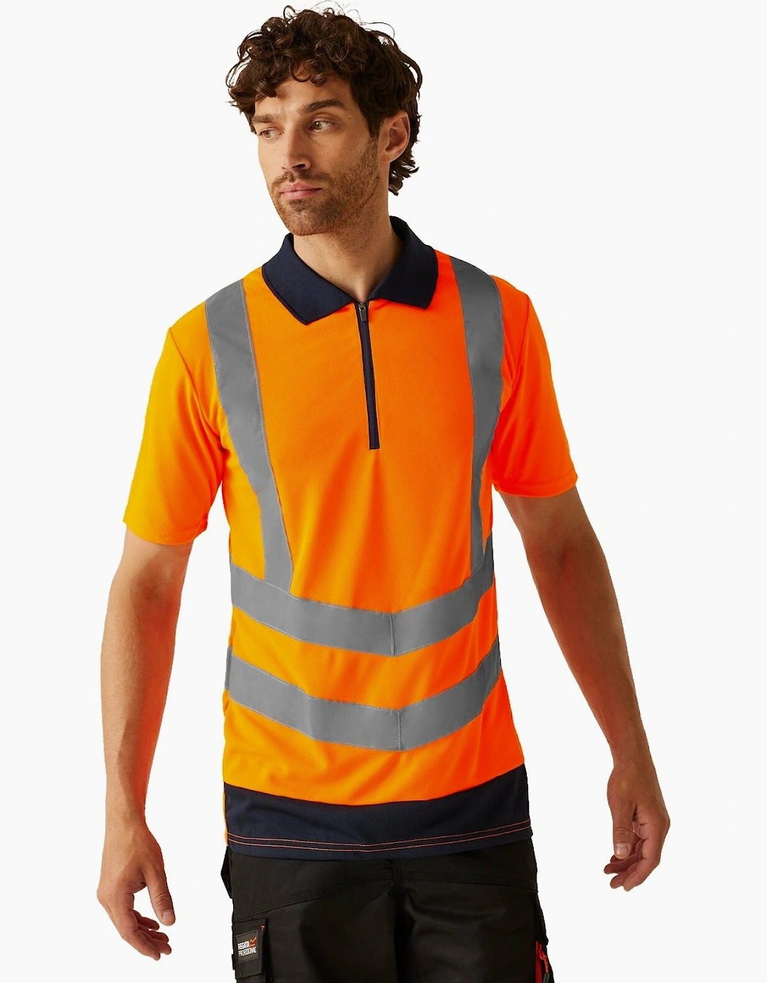Regatta Mens Hi-Vis Pro Short Sleeve Polo Shirt