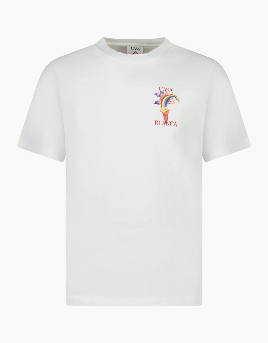 Casablanca Nature Teacher Organic Cotton T-Shirt in White