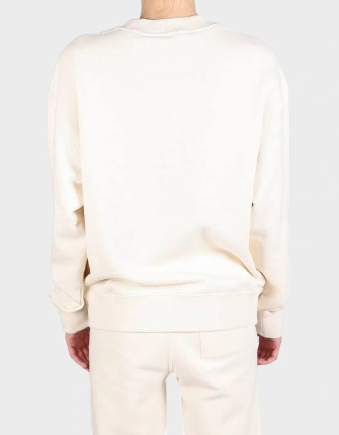 Terry Logo Sweatshirt Cream