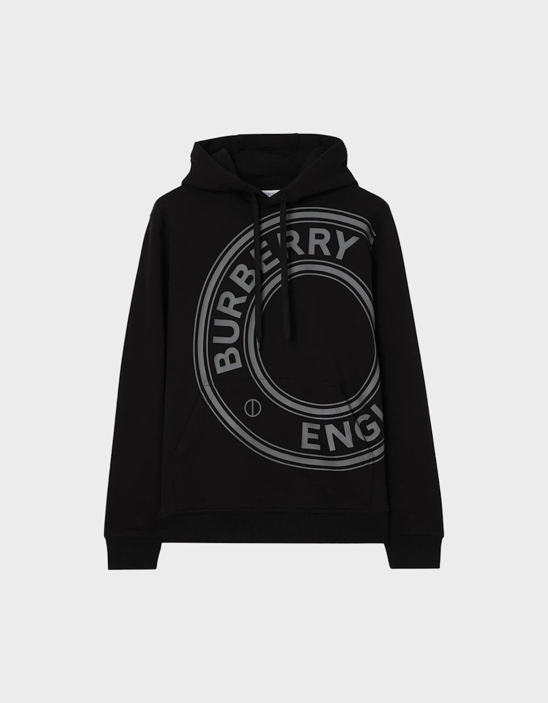 Farley Print Hoodie Black