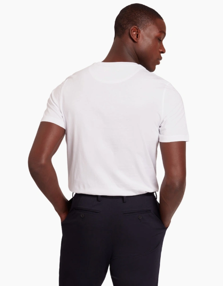 Ted Baker Justino Box Print White Graphic T-Shirt