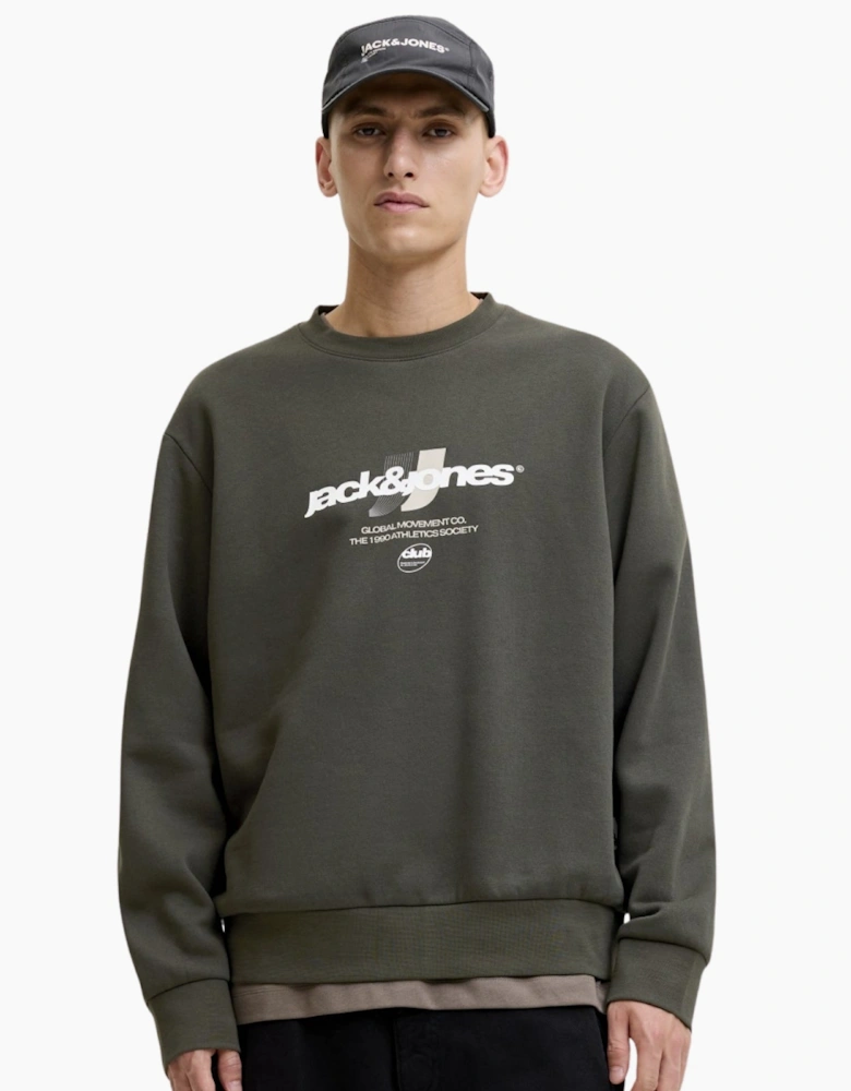 Jack & Jones Mens JCO Club Crew Sweatshirt