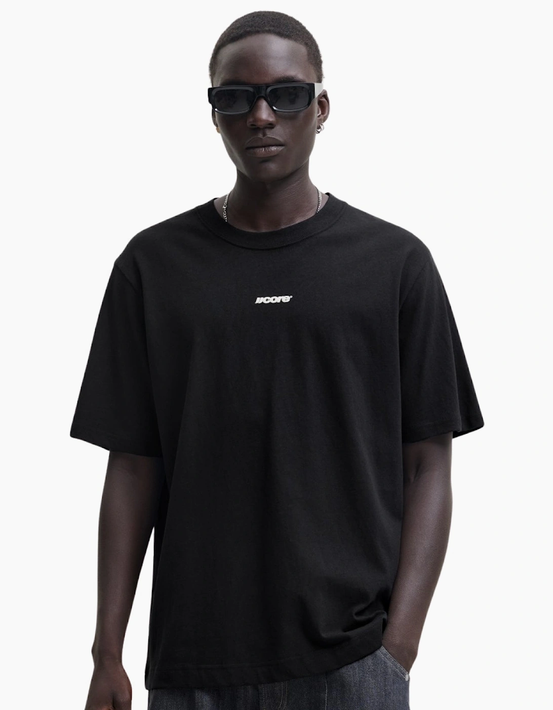 Jack & Jones Mens JCO Club Script Short Sleeve T-Shirt