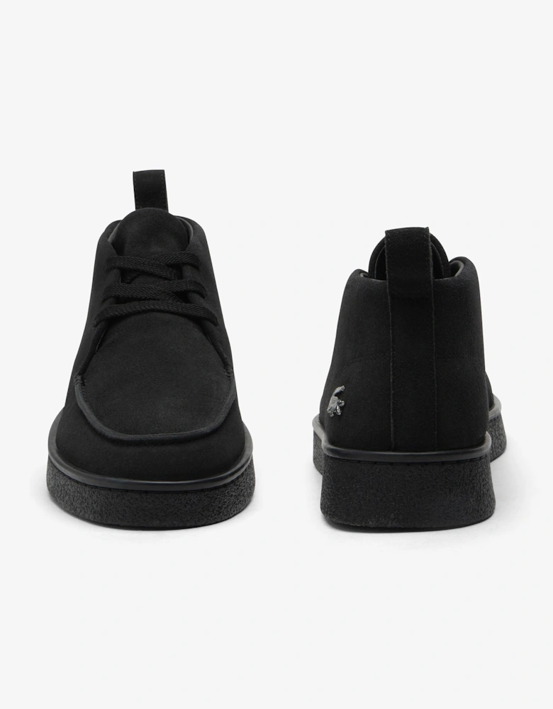 Lacoste Baseshot Mens Chukka Boots - Black/Black 02H