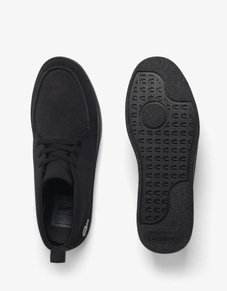 Lacoste Baseshot Mens Chukka Boots - Black/Black 02H