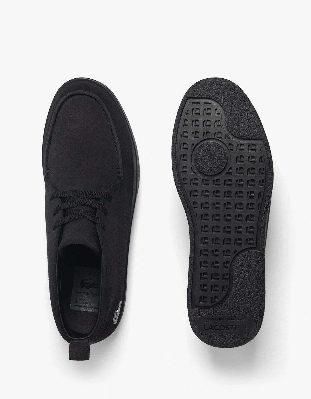 Lacoste Baseshot Mens Chukka Boots - Black/Black 02H