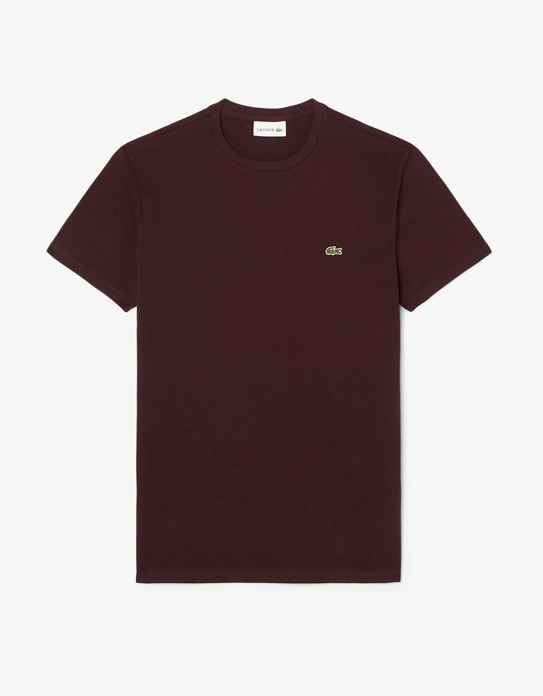 Lacoste Mens Crew Neck Pima Cotton Jersey T-Shirt - Oxalis 3KE