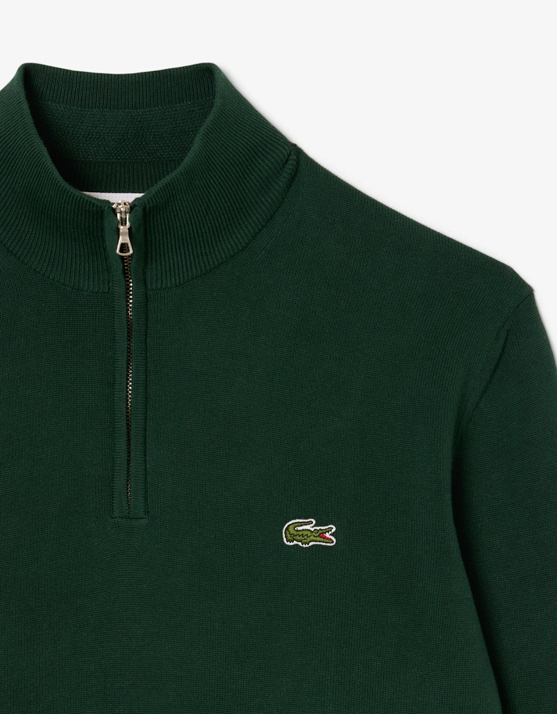Lacoste Half Zip Logo Mens Sweatshirt - Sinople YZP