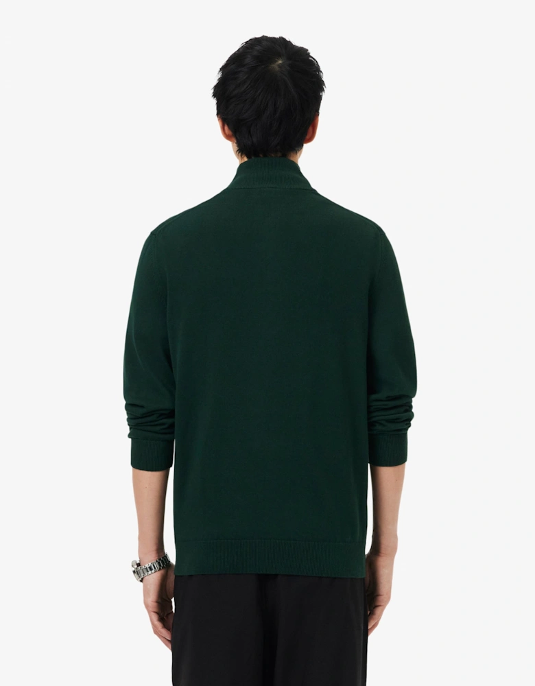 Lacoste Half Zip Logo Mens Sweatshirt - Sinople YZP