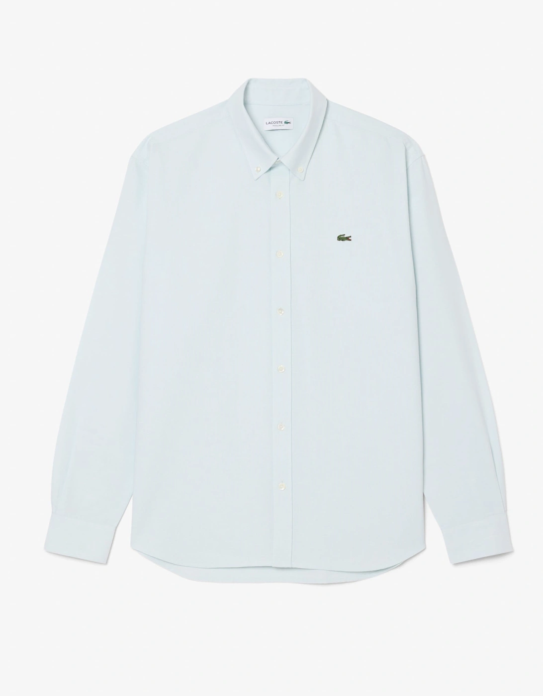 Lacoste Men's Lacoste Casual Oxford Mens Long Sleeve Shirt - Rill/White MR8 - Blue