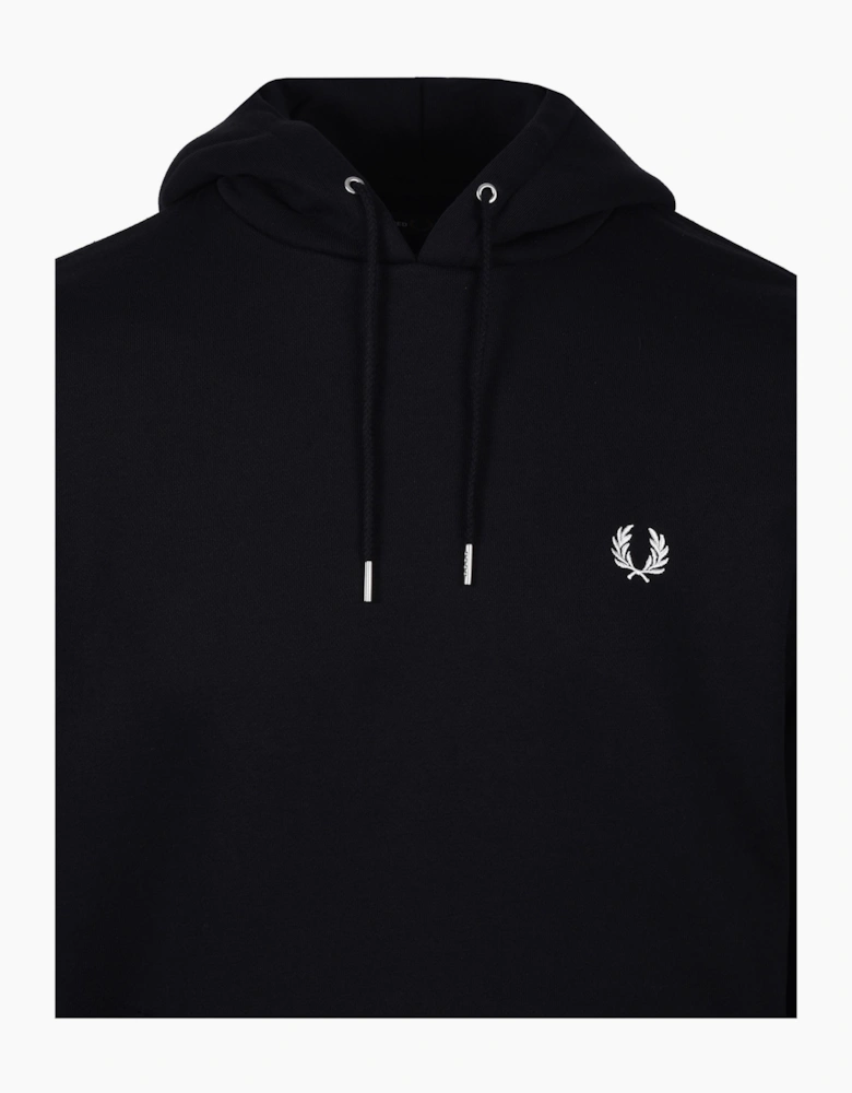 Fred Perry Tipped Hooded Sweatshirt Black