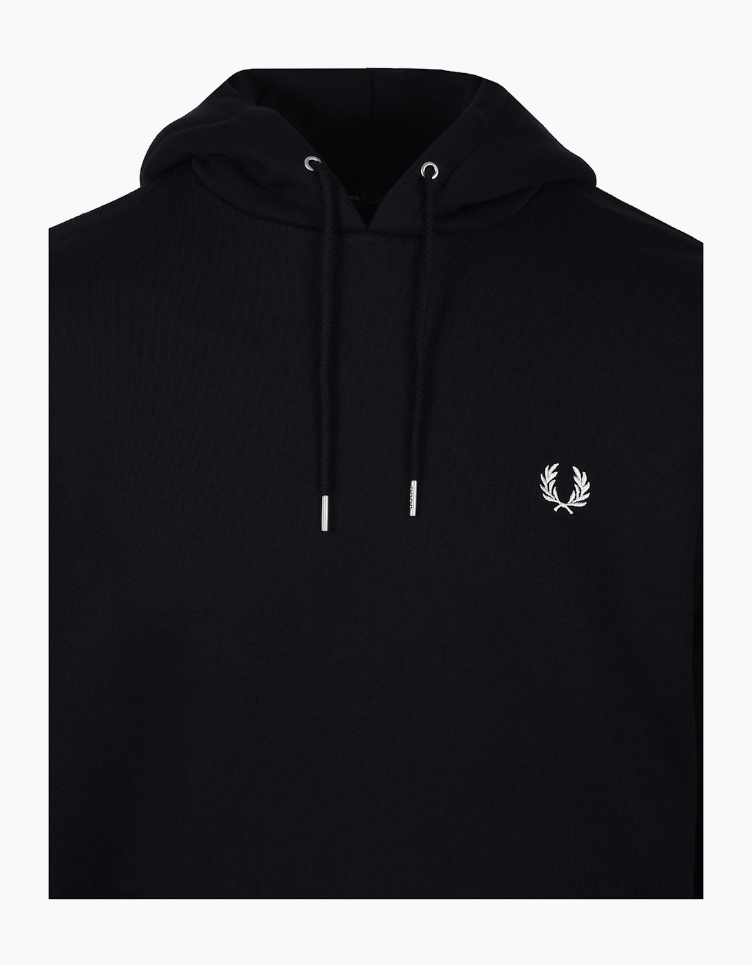 Fred Perry Tipped Hooded Sweatshirt Black