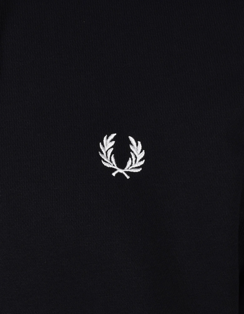 Fred Perry Tipped Hooded Sweatshirt Black
