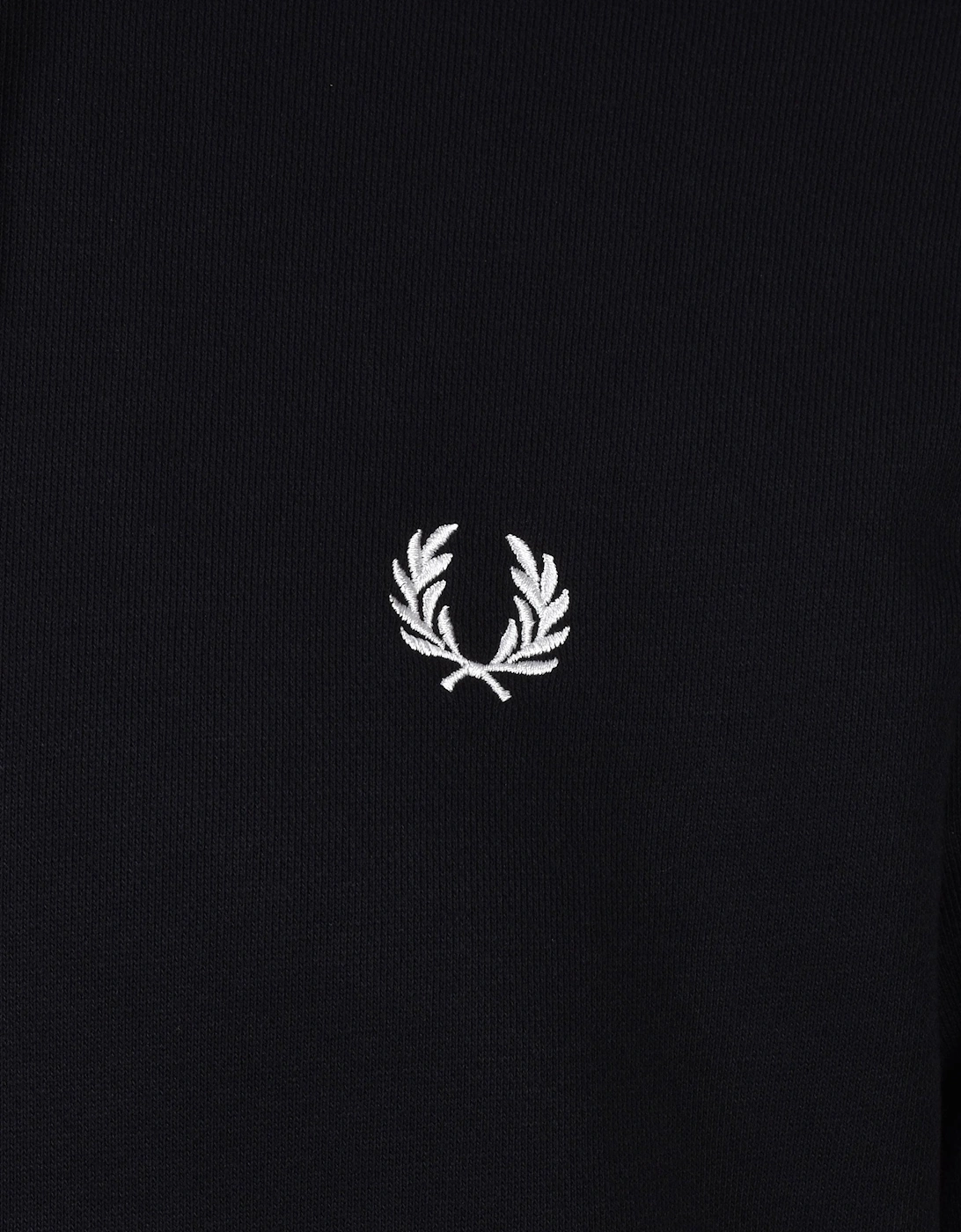Fred Perry Tipped Hooded Sweatshirt Black