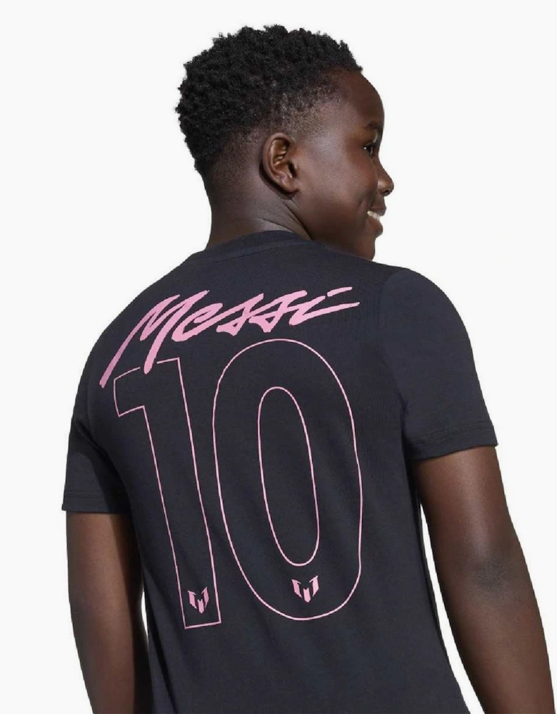 Messi Graphic Cotton Short Sleeve T-Shirt