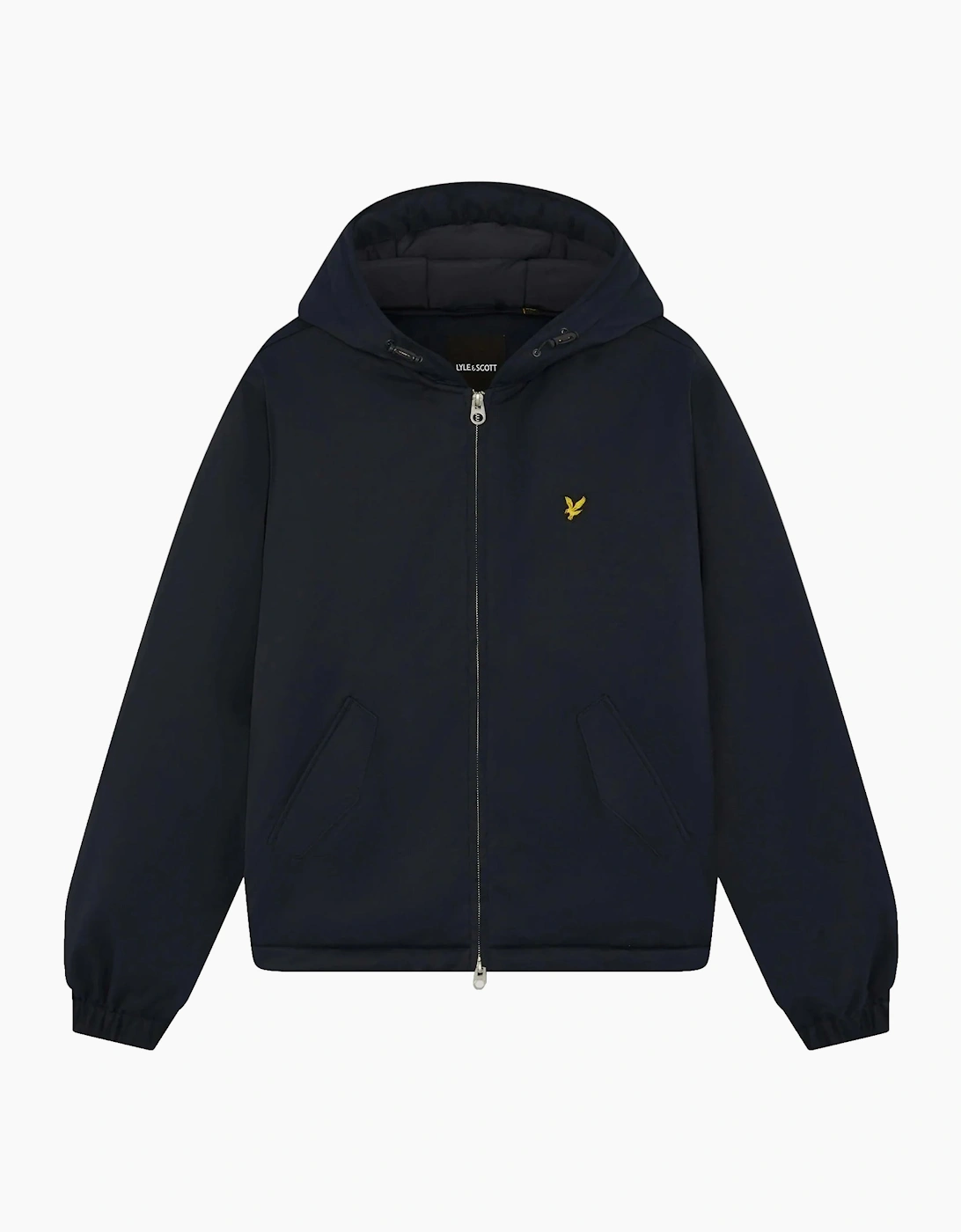 Lyle & Scott Padded Hooded Zip Through Jacket DARK NAVY