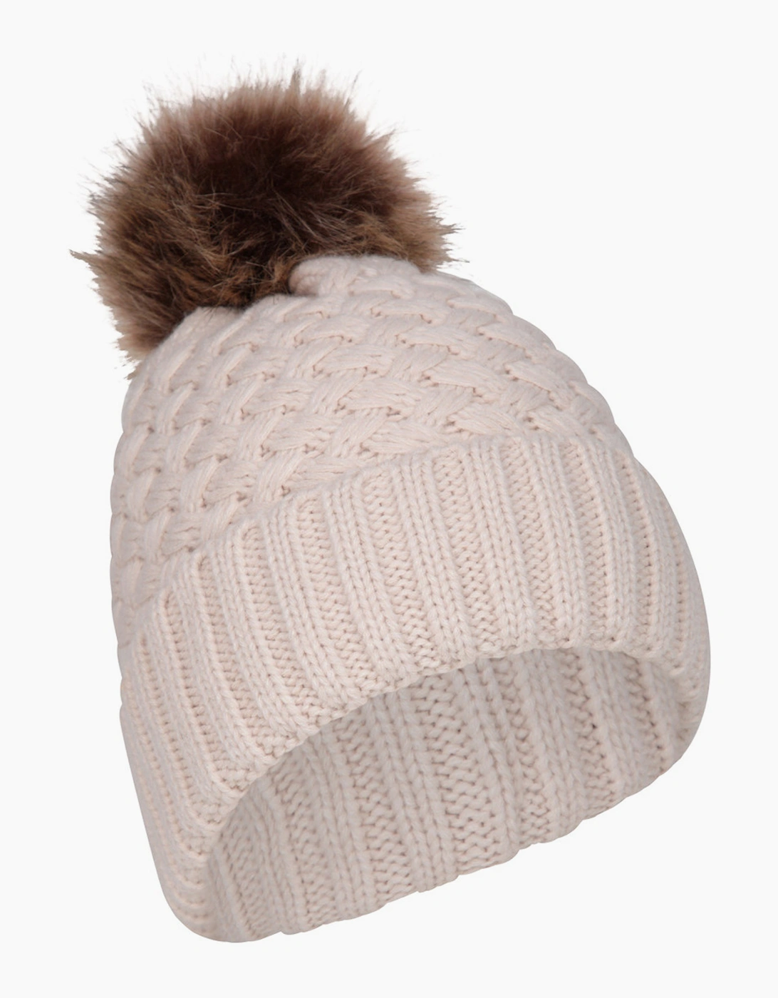 Mountain Warehouse Womens/Ladies Lisbon Pom Pom Borg Lined Beanie