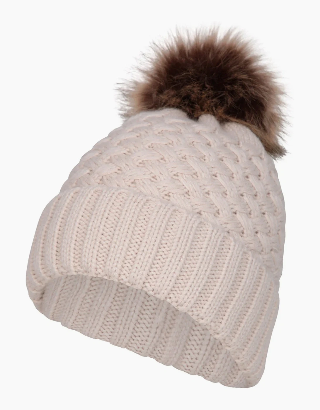 Mountain Warehouse Womens/Ladies Lisbon Pom Pom Borg Lined Beanie
