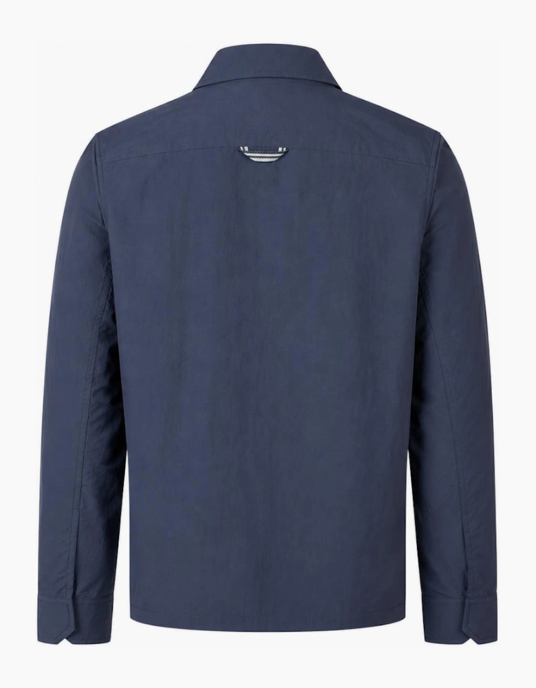 Fred Perry Ripstop Pocket Overshirt Dark Airforce