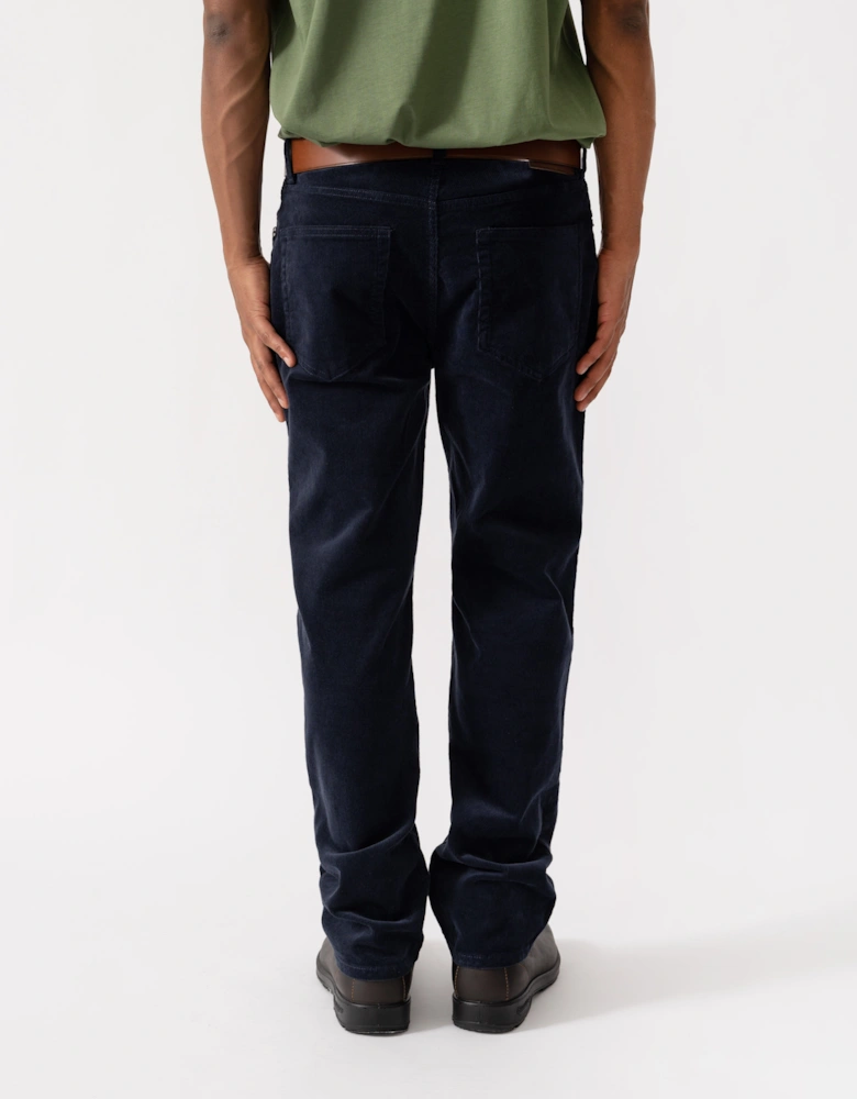 GANT Mens Regular Fit Cord Jeans - 433 Evening Blue
