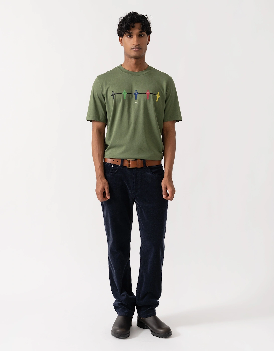 GANT Mens Regular Fit Cord Jeans - 433 Evening Blue