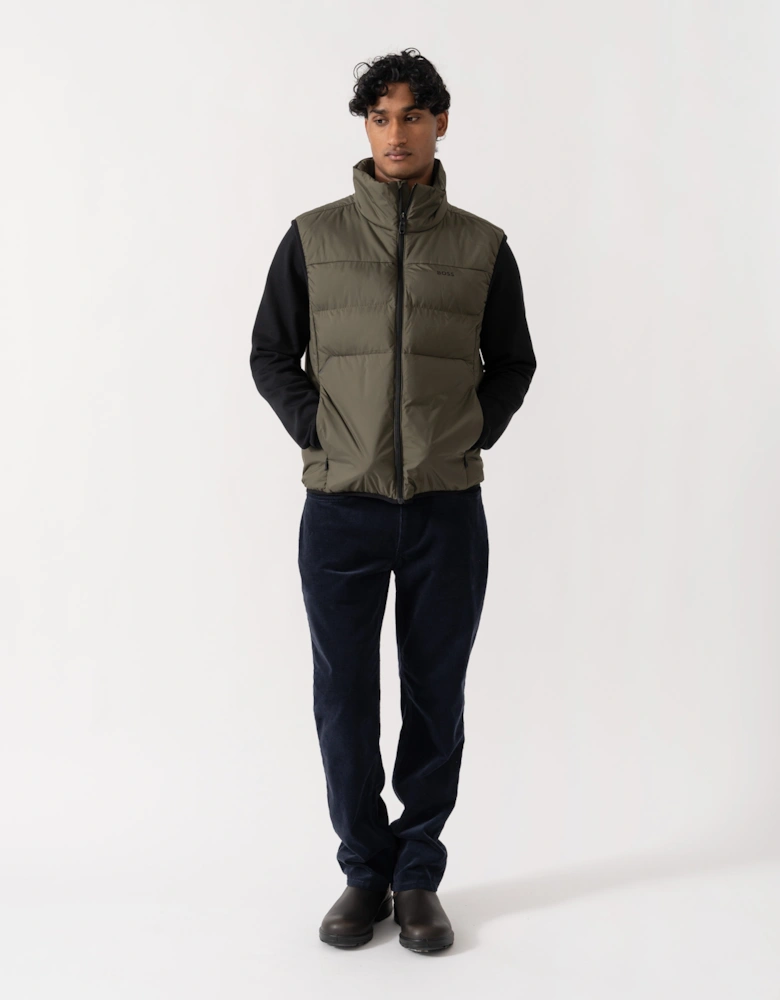 BOSS Green OW Urbanex Mens Puffer Gilet - Open Green 398