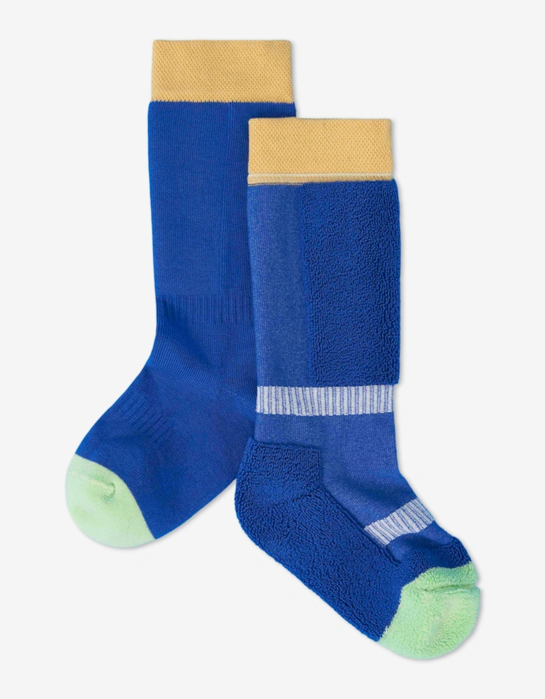 Roarsome Kids Ski Socks in Blue