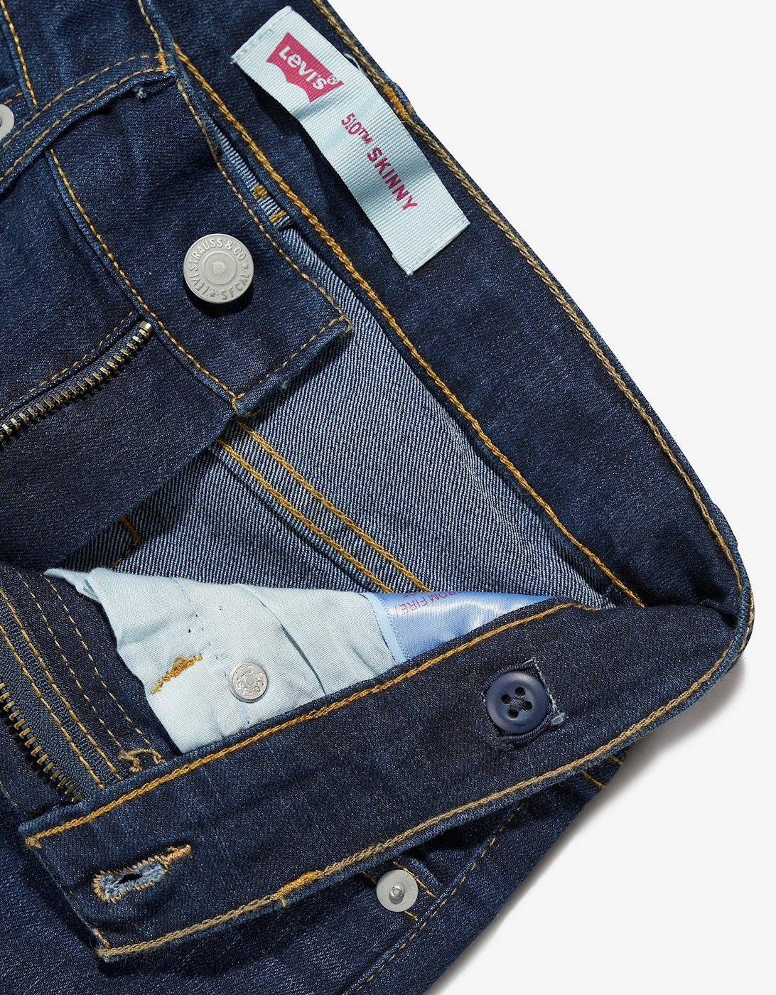 Levi's Boys Cotton Denim Skinny Fit 510 Jeans