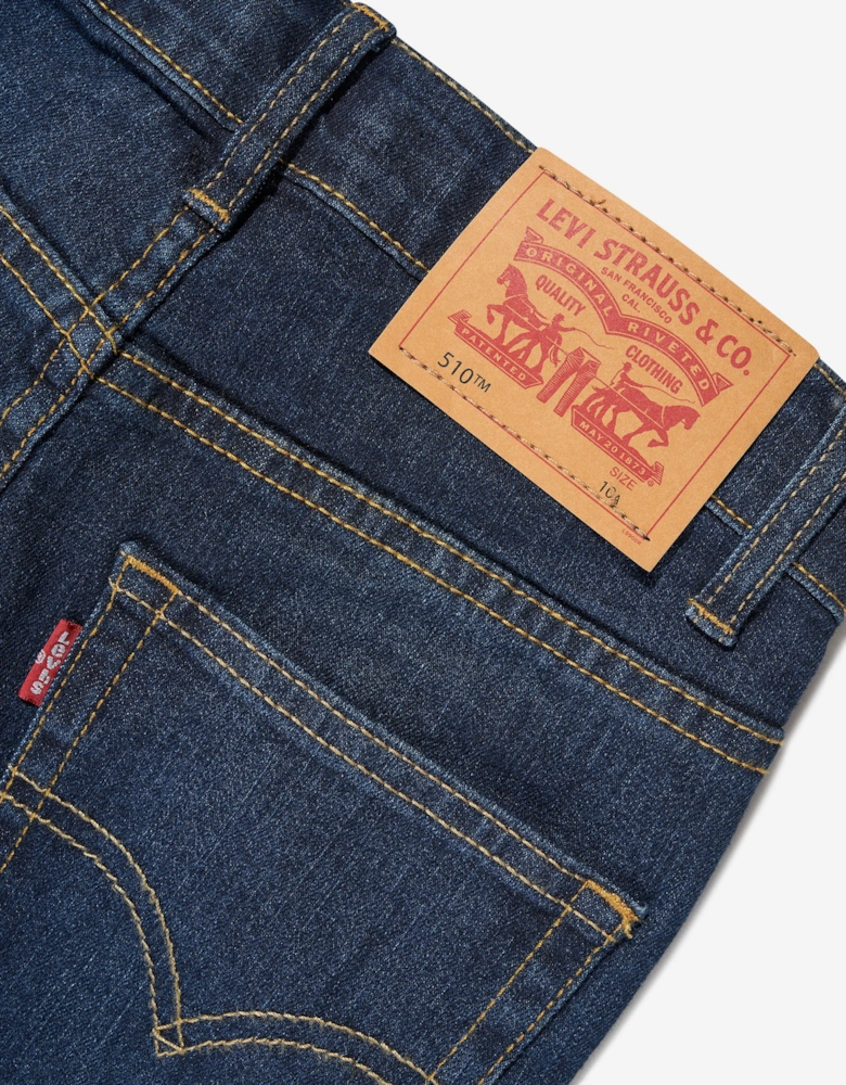 Levi's Boys Cotton Denim Skinny Fit 510 Jeans