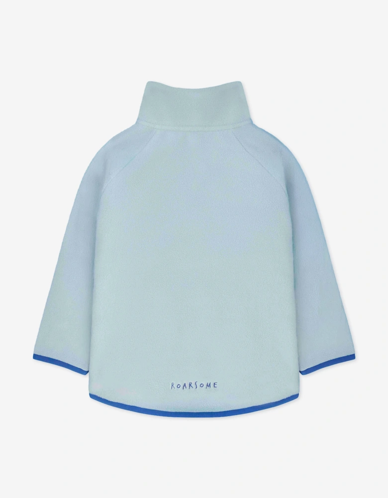 Roarsome Kids Reef The Shark Mid Layer Fleece in Blue