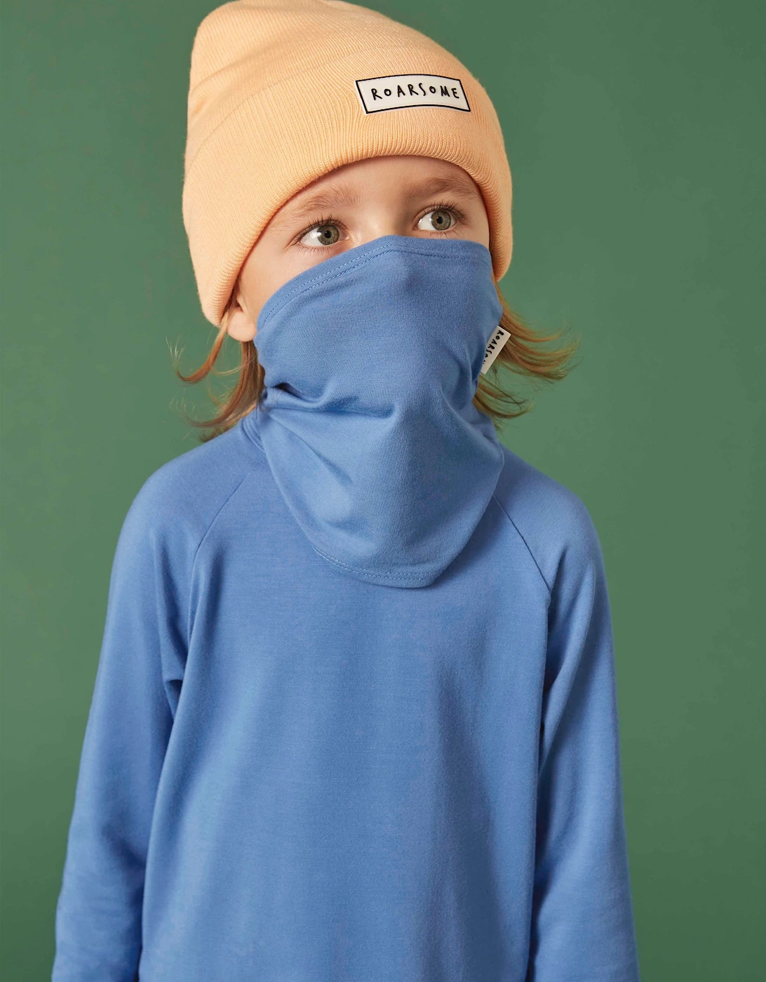 Roarsome Kids Snood in Blue