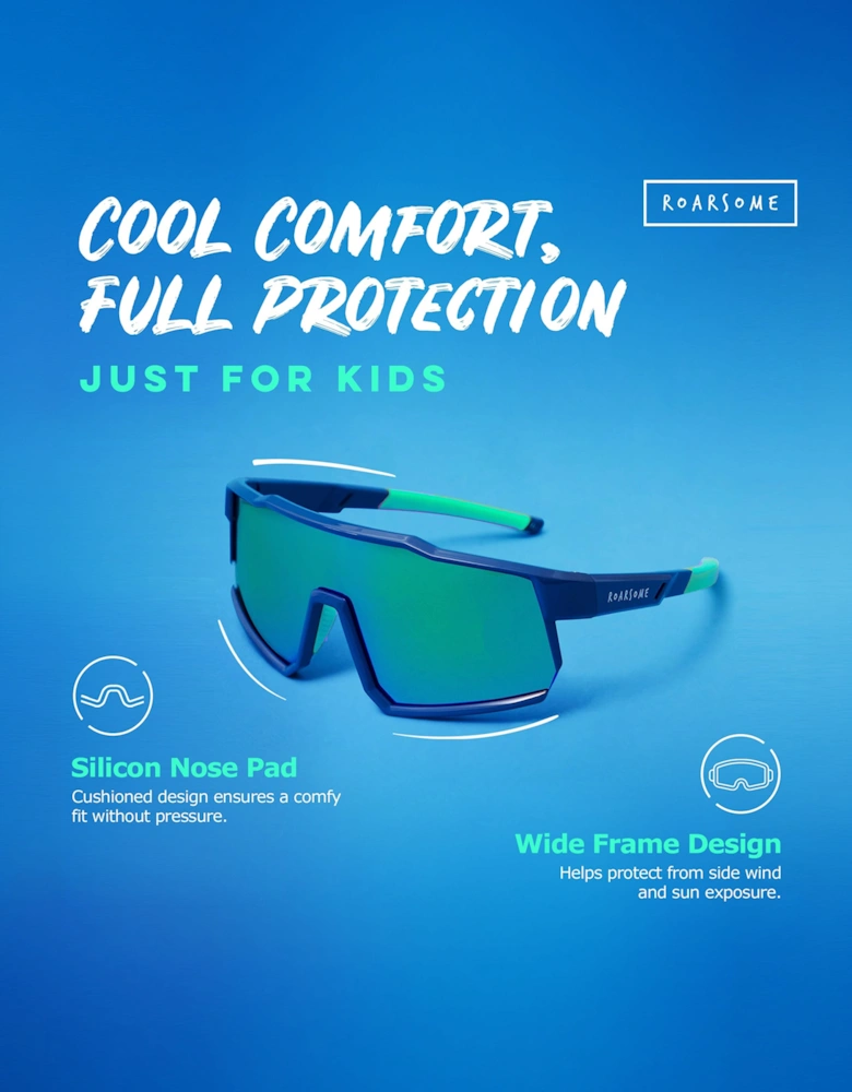 Roarsome Kids Sunglasses in Blue
