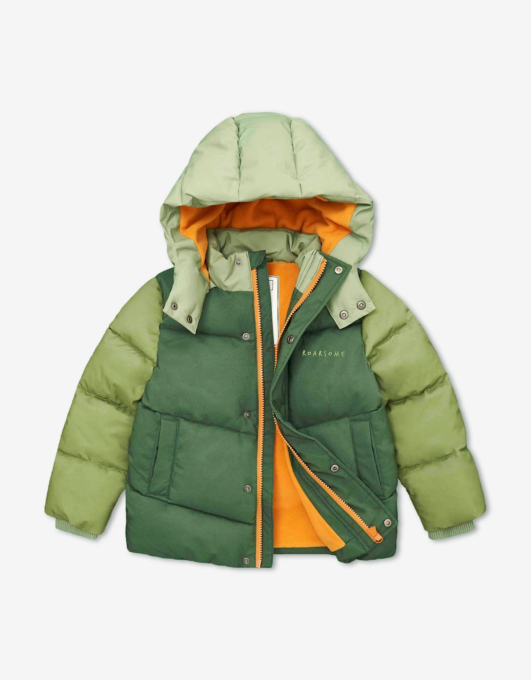 Roarsome Boys Puffer Jacket in Green