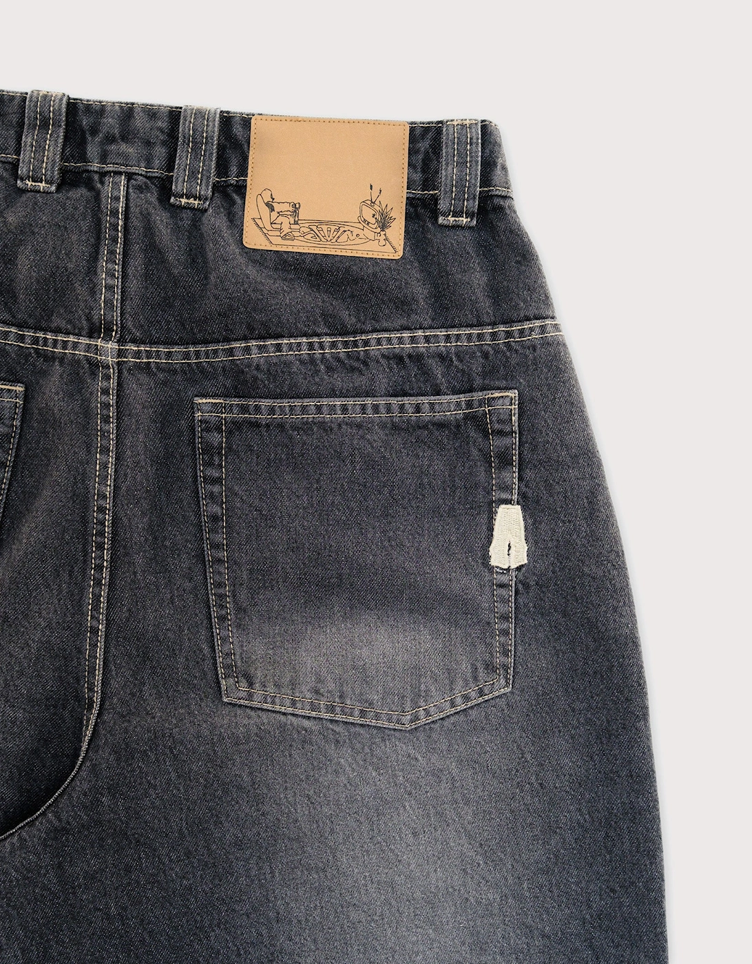 Baggy Denim Pants